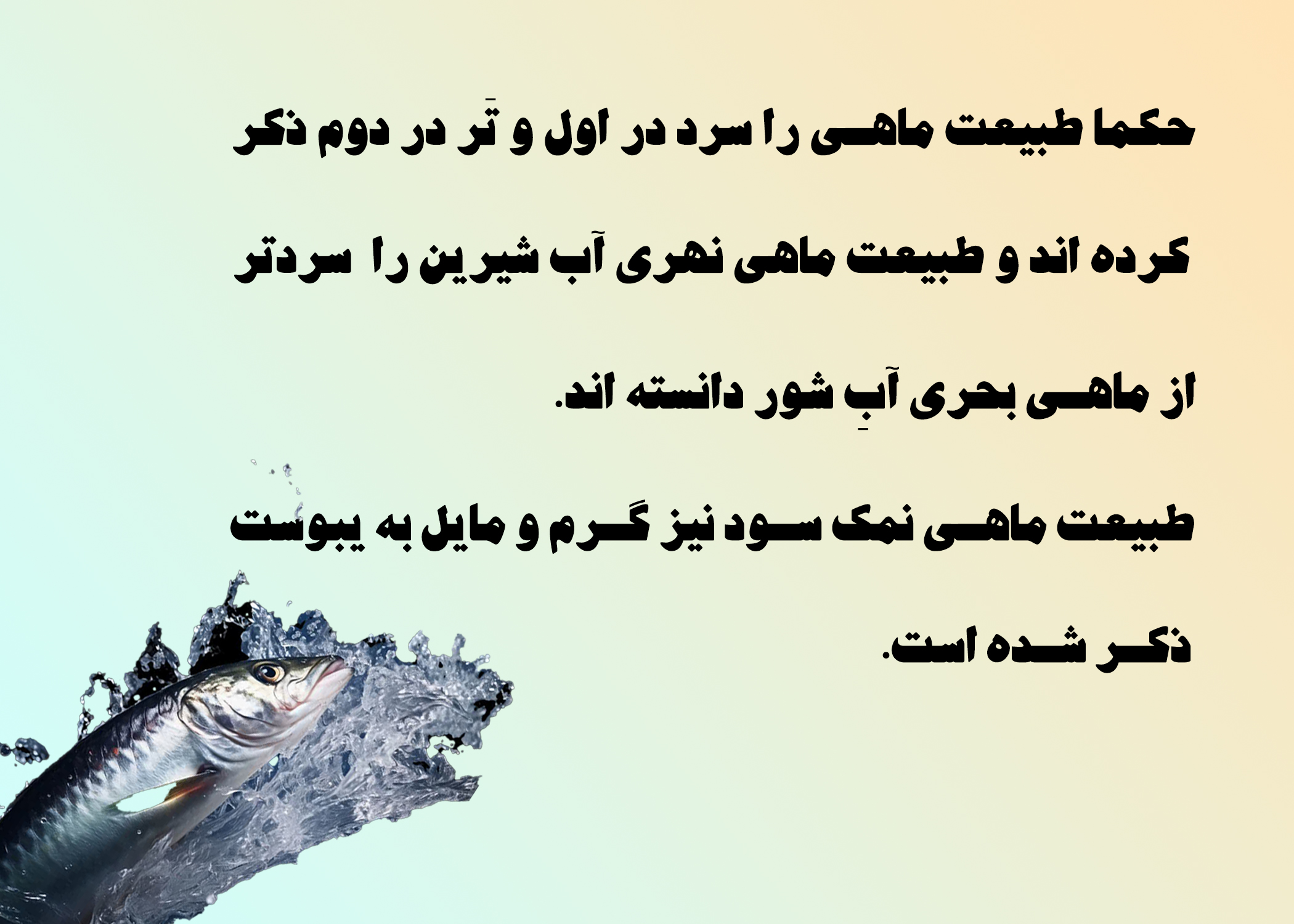 ماهی و خواص آن